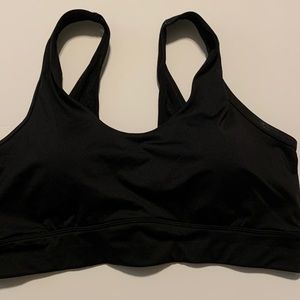 Black sports bra size XL